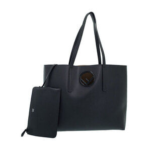 FENDI F Leather Tote Bag